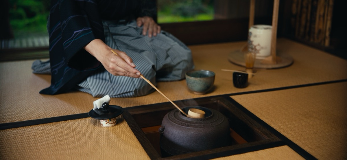 Authentic tea ceremony practice